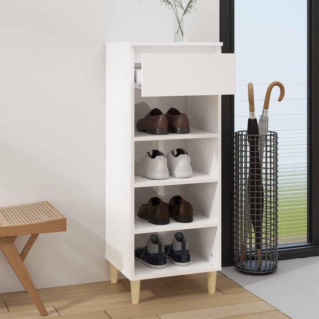 8720287224624_g_en_hd_4 vidaXL Shoe Cabinet High Gloss White 40x36x105 cm Engineered Wood - Image 7