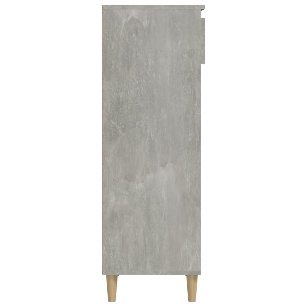 8720287224648_g_en_hd_3 vidaXL Shoe Cabinet Concrete Grey 40x36x105 cm Engineered Wood - Image 6