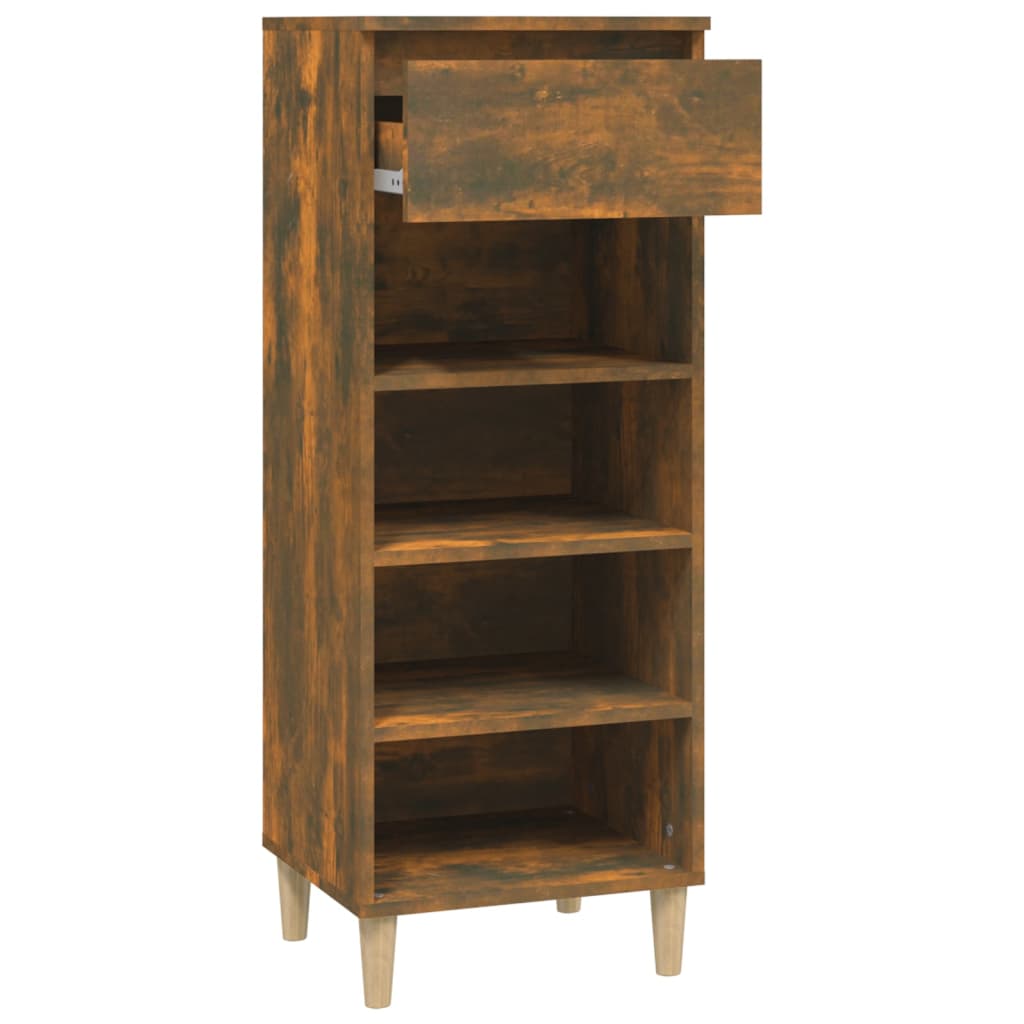 8720287224655_g_en_hd_2 vidaXL Shoe Cabinet Smoked Oak 40x36x105 cm Engineered Wood - Image 5