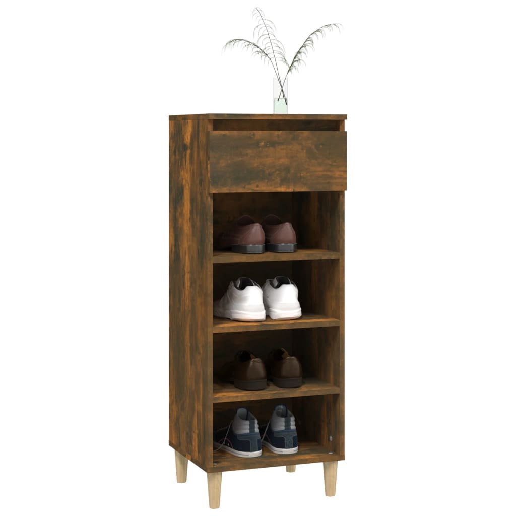 8720287224655_g_en_hd_6 vidaXL Shoe Cabinet Smoked Oak 40x36x105 cm Engineered Wood - Image 9