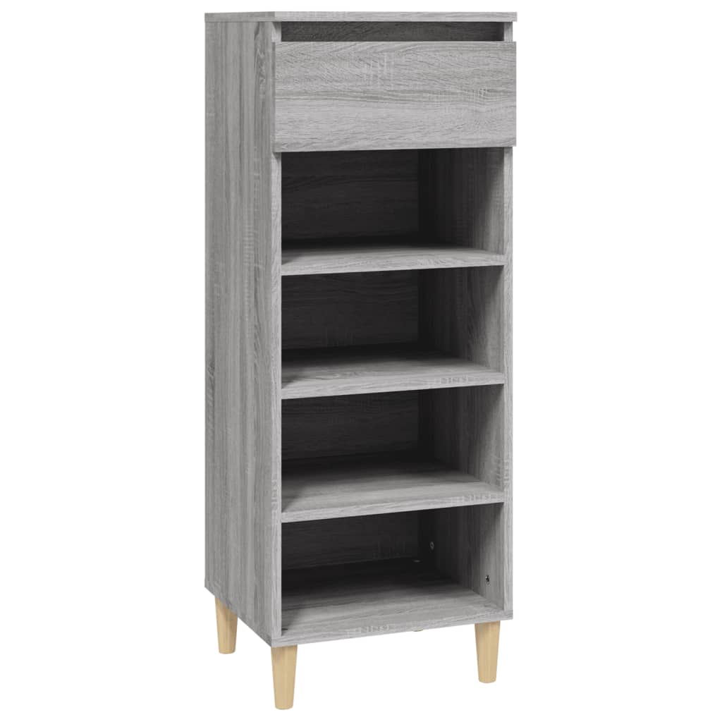 8720287224662_a_en_hd_1 vidaXL Shoe Cabinet Grey Sonoma 40x36x105 cm Engineered Wood - Image 2