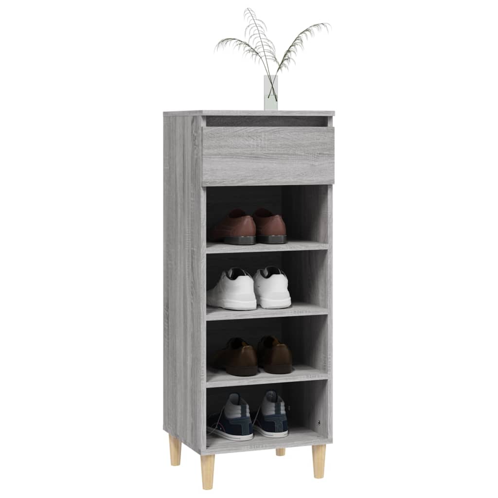 8720287224662_g_en_hd_2 vidaXL Shoe Cabinet Grey Sonoma 40x36x105 cm Engineered Wood - Image 5