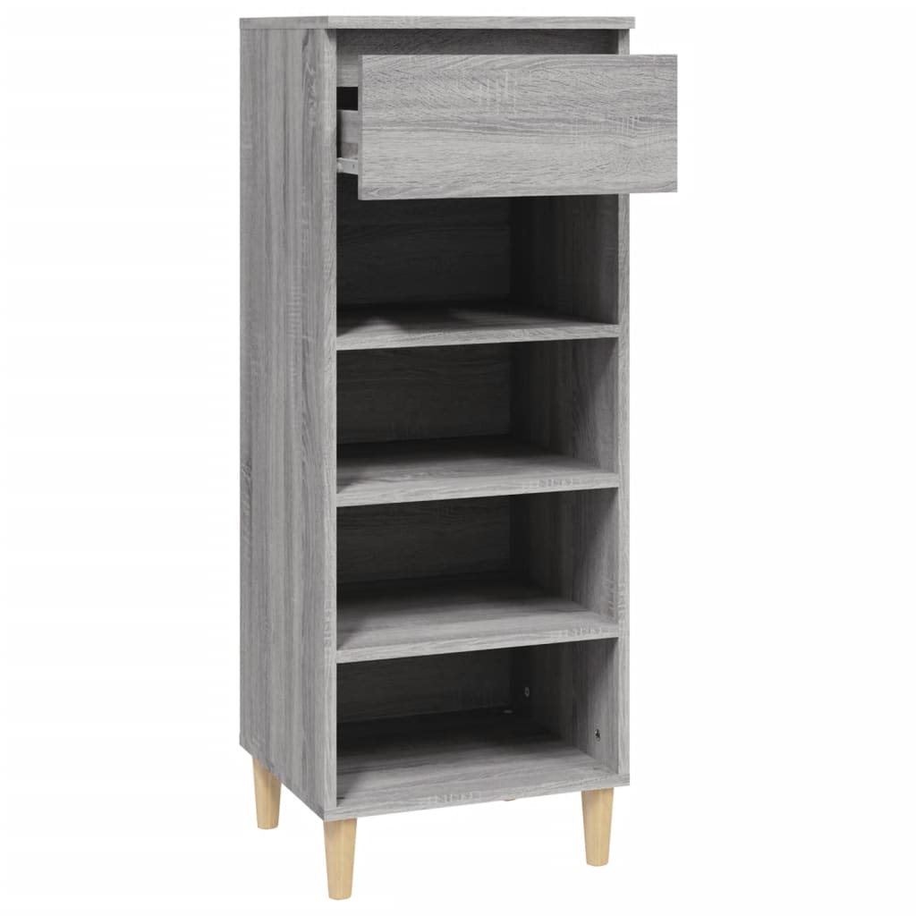8720287224662_g_en_hd_4 vidaXL Shoe Cabinet Grey Sonoma 40x36x105 cm Engineered Wood - Image 7