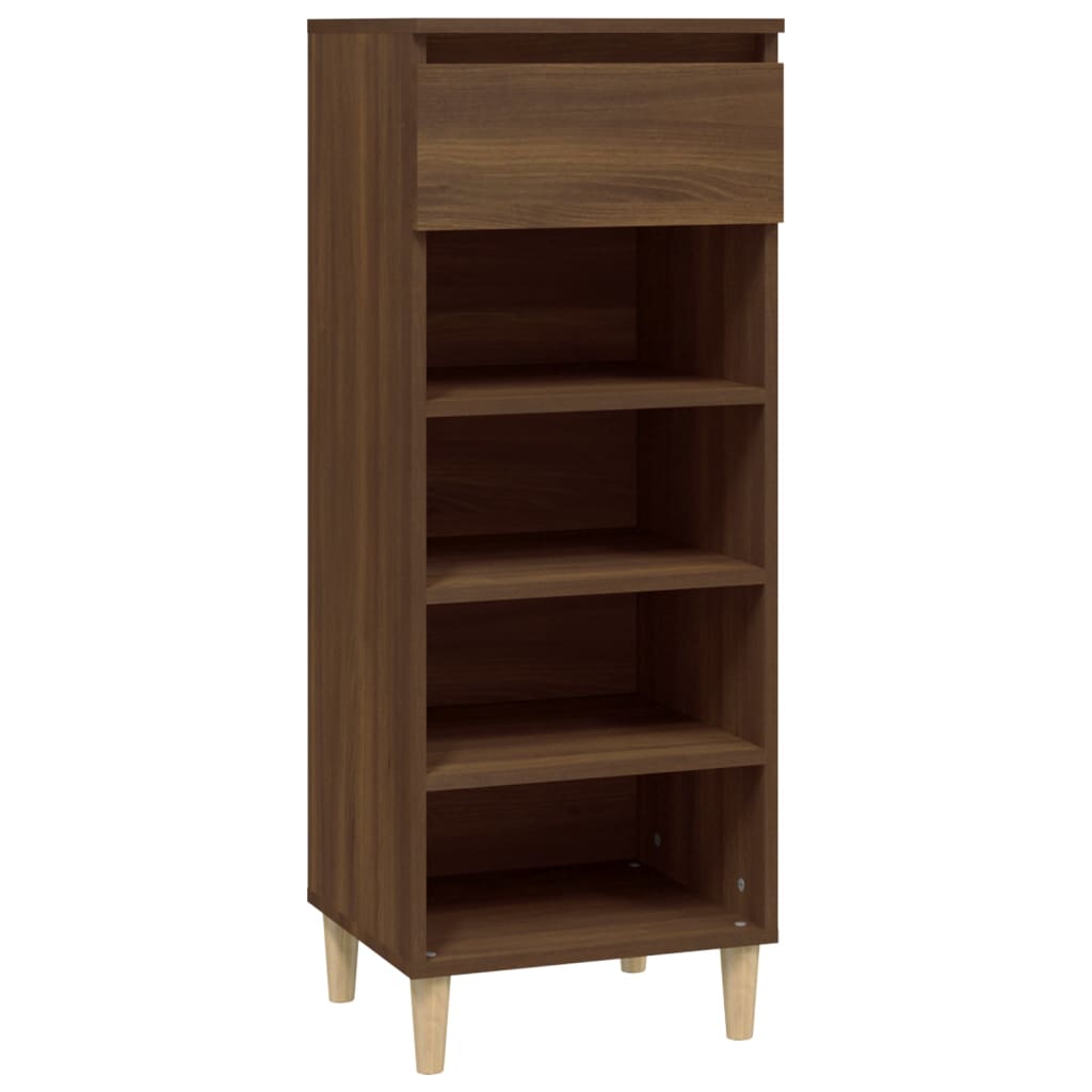 8720287224679_a_en_hd_1 vidaXL Shoe Cabinet Brown Oak 40x36x105 cm Engineered Wood - Image 2