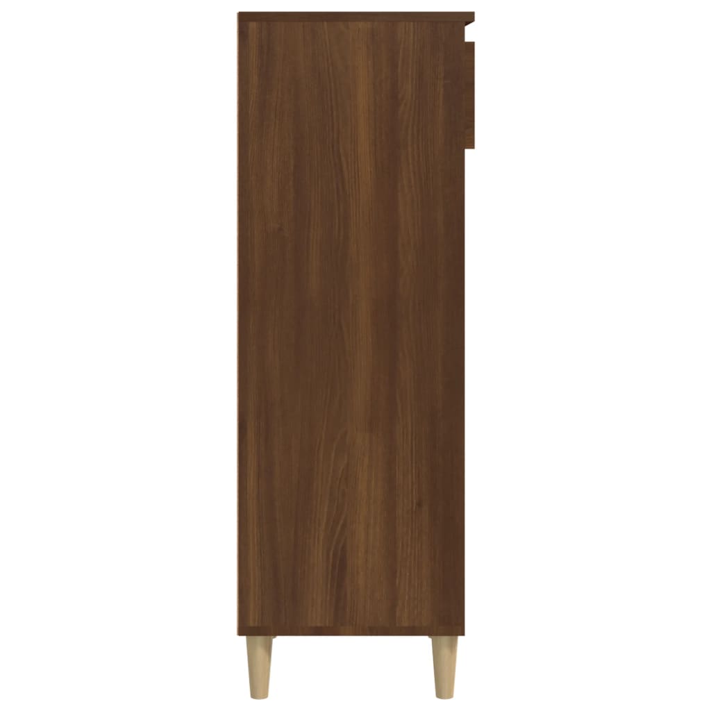 8720287224679_g_en_hd_3 vidaXL Shoe Cabinet Brown Oak 40x36x105 cm Engineered Wood - Image 6