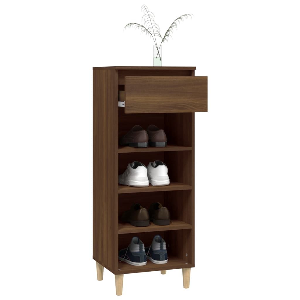8720287224679_g_en_hd_5 vidaXL Shoe Cabinet Brown Oak 40x36x105 cm Engineered Wood - Image 8