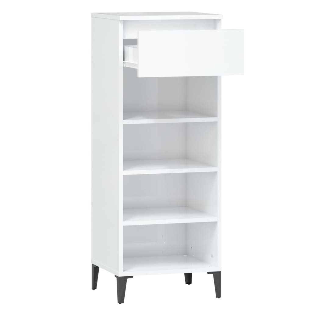 8720287224709_g_en_hd_4 vidaXL Shoe Rack High Gloss White 40x36x105 cm Engineered Wood - Image 7