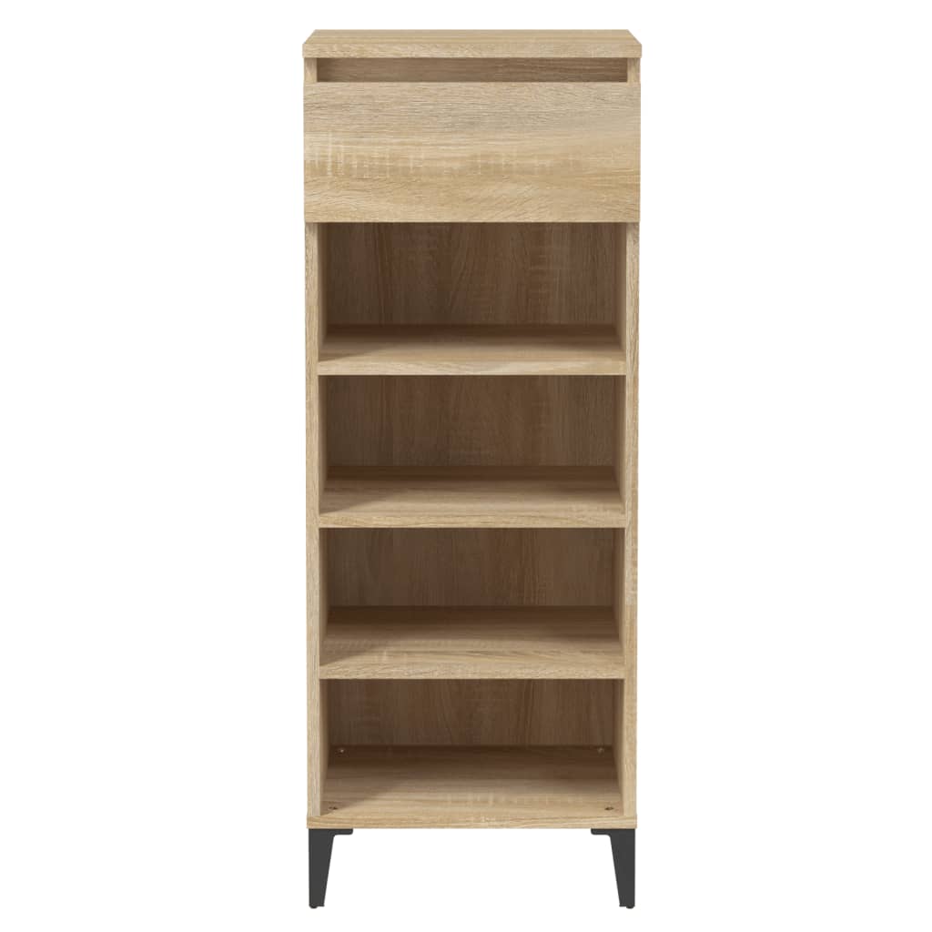 8720287224716_g_en_hd_3 vidaXL Shoe Rack Sonoma Oak 40x36x105 cm Engineered Wood - Image 6