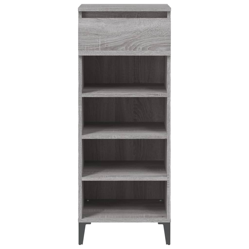 8720287224747_g_en_hd_4 vidaXL Shoe Rack Grey Sonoma 40x36x105 cm Engineered Wood - Image 7