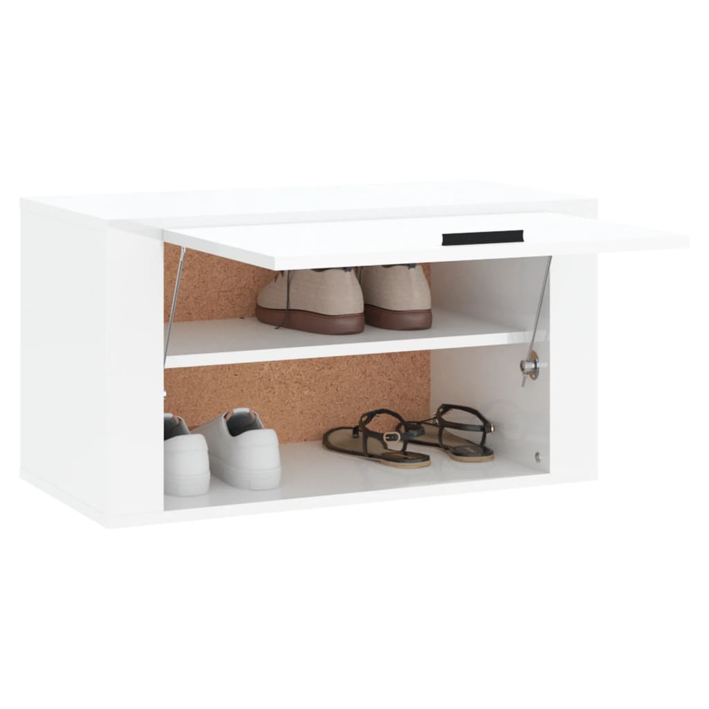 8720287224785_g_en_hd_2 vidaXL Wall-mounted Shoe Cabinet High Gloss White 70x35x38 cm Engineered Wood - Image 4