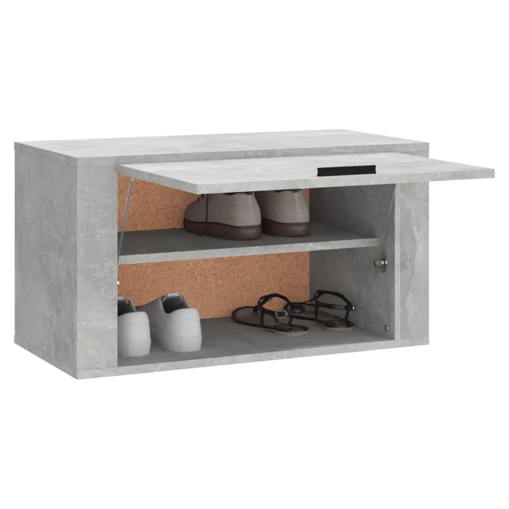 8720287224808_g_en_hd_2 vidaXL Wall-mounted Shoe Cabinet Concrete Grey 70x35x38 cm Engineered Wood - Image 4