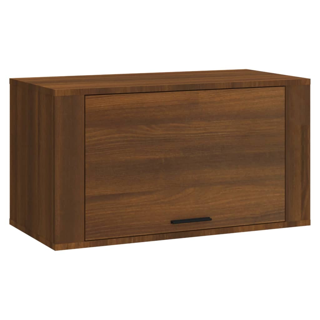 8720287224839_a_en_hd_1 vidaXL Wall-mounted Shoe Cabinet Brown Oak 70x35x38 cm Solid Wood Pine - Image 2