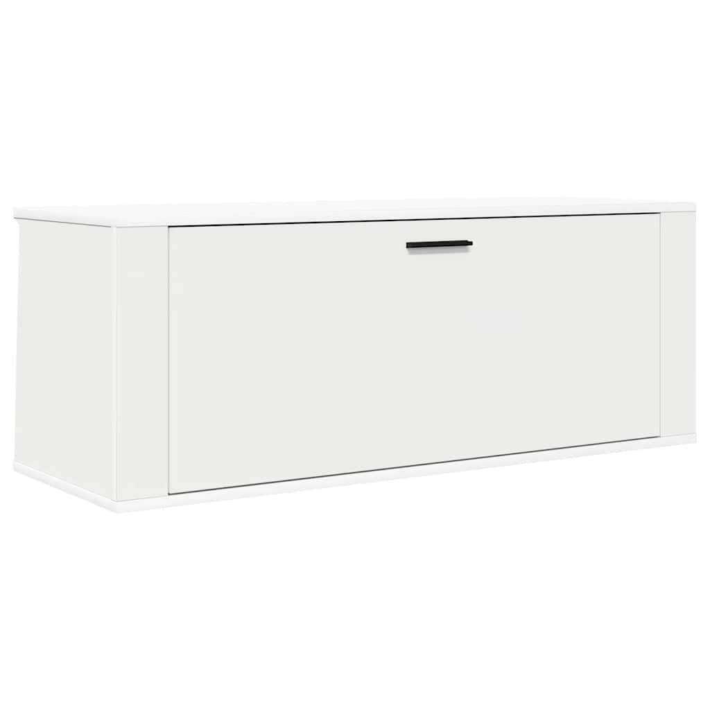 8720287224846_a_en_hd_1 vidaXL Wall Shoe Cabinet White 100x35x38 cm Engineered Wood - Image 2