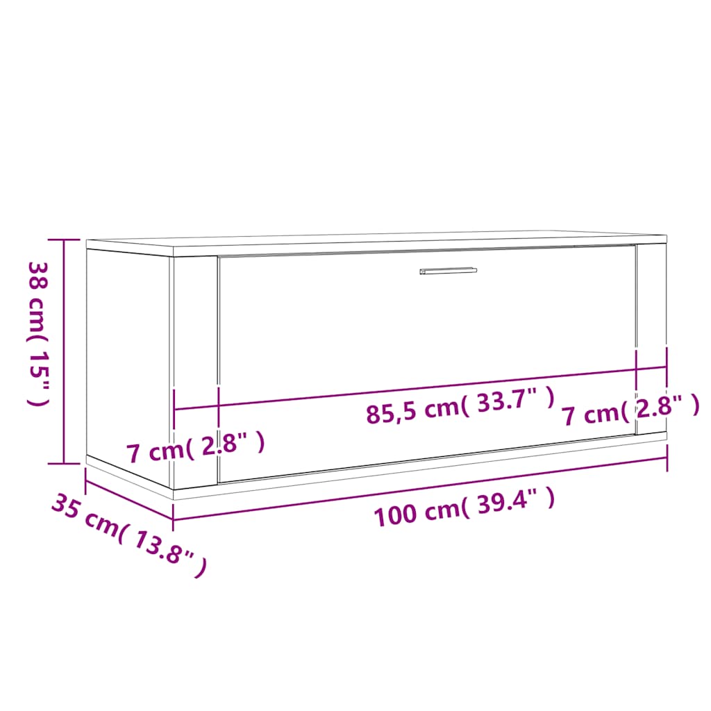 8720287224846_g_en_hd_9 vidaXL Wall Shoe Cabinet White 100x35x38 cm Engineered Wood - Image 11