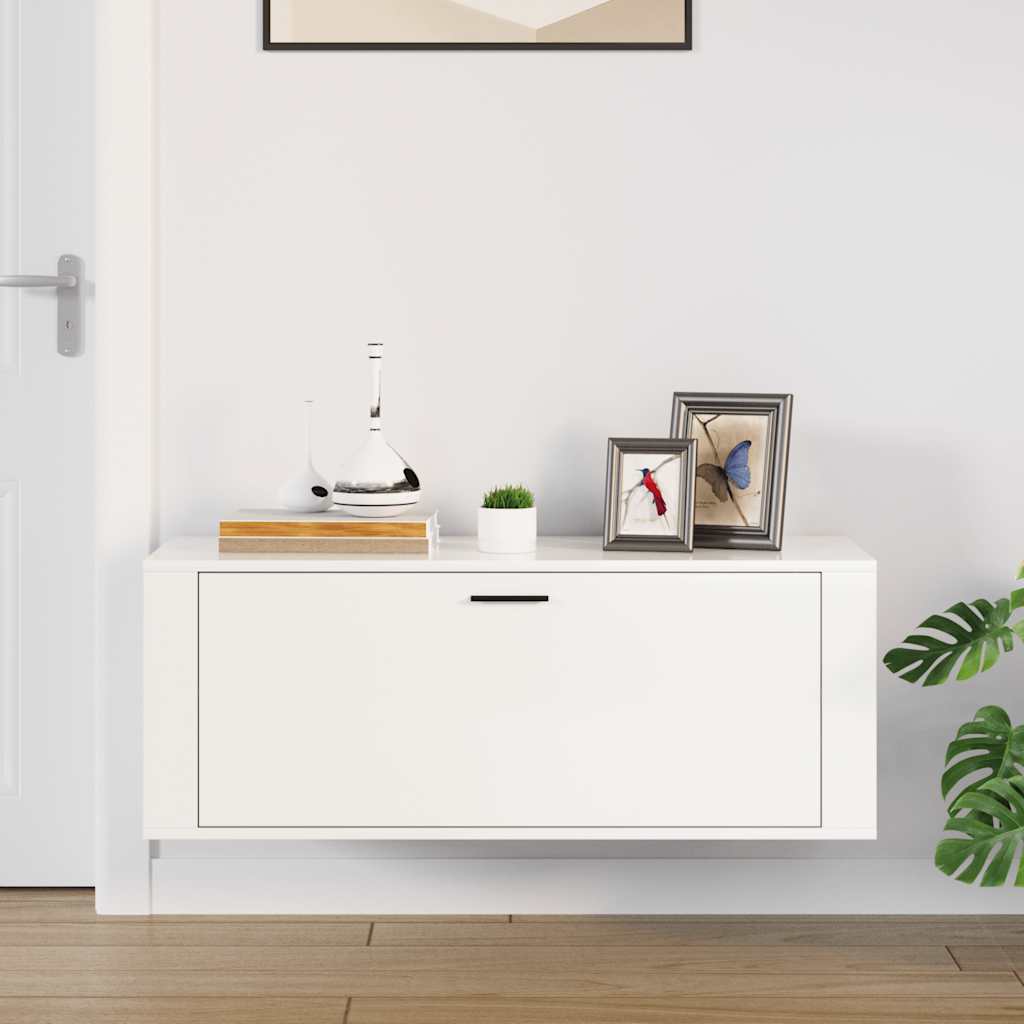 8720287224860_g_en_hd_1 vidaXL Wall Shoe Cabinet High Gloss White 100x35x38 cm Engineered Wood - Image 3
