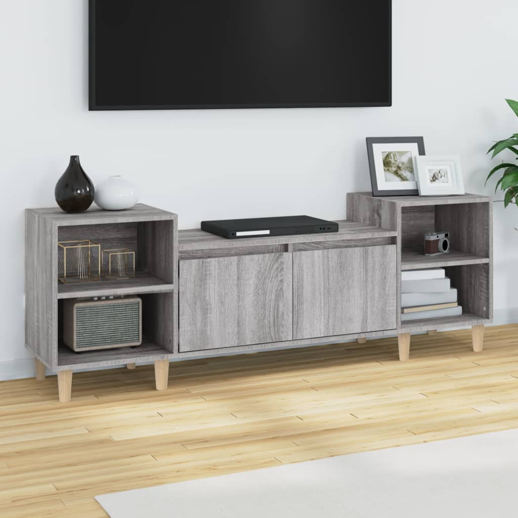 8720287225300_m_en_hd_1 vidaXL TV Cabinet Grey Sonoma 160x35x55 cm Engineered Wood - Image 1