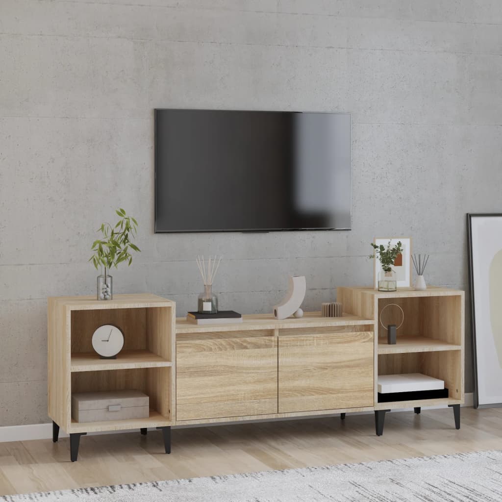 8720287225355_m_en_hd_1 vidaXL TV Cabinet Sonoma Oak 160x35x55 cm Engineered Wood - Image 1