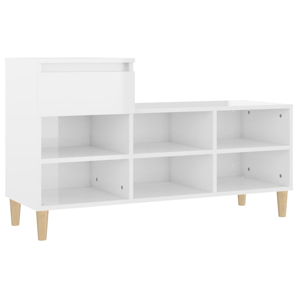 8720287225423_a_en_hd_1 vidaXL Shoe Cabinet High Gloss White 102x36x60 cm Engineered Wood - Image 2