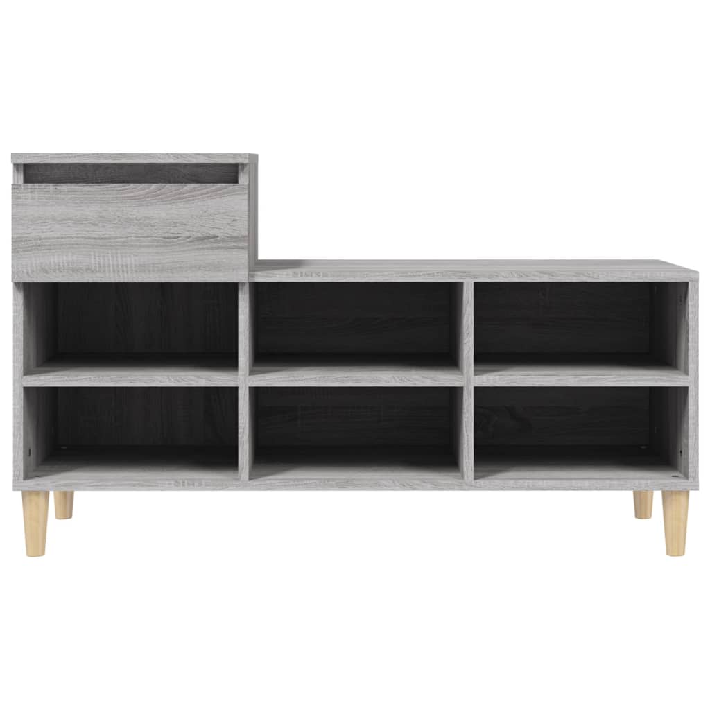 8720287225461_g_en_hd_5 vidaXL Shoe Cabinet Grey Sonoma 102x36x60 cm Engineered Wood - Image 8