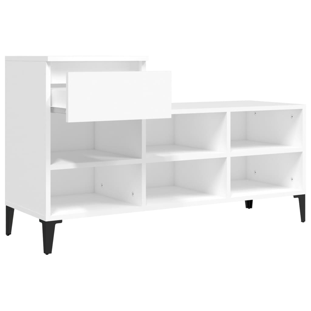 8720287225485_g_en_hd_5 vidaXL Shoe Cabinet White 102x36x60 cm Engineered Wood - Image 8