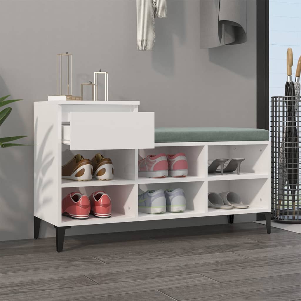 8720287225508_g_en_hd_1 vidaXL Shoe Cabinet High Gloss White 102x36x60 cm Engineered Wood - Image 4