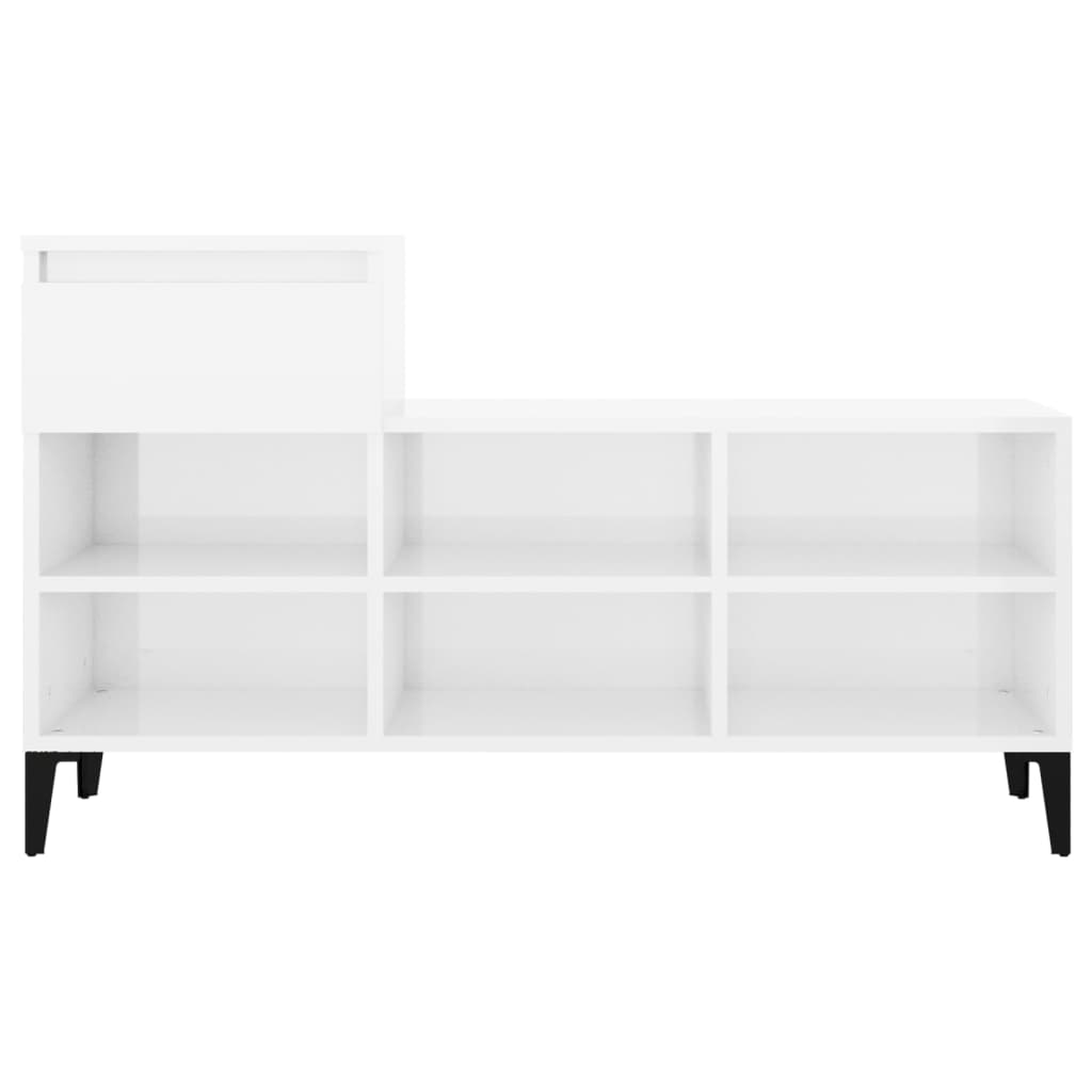 8720287225508_g_en_hd_4 vidaXL Shoe Cabinet High Gloss White 102x36x60 cm Engineered Wood - Image 7