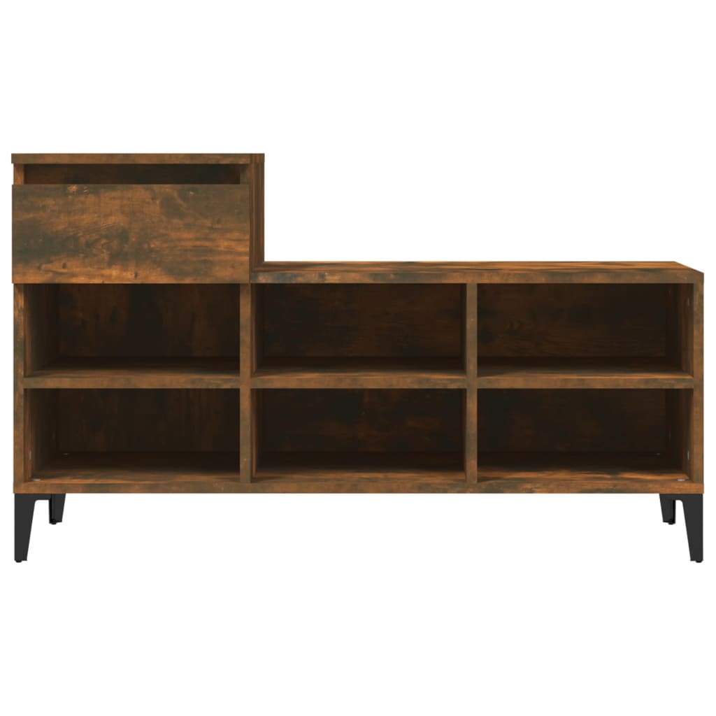 8720287225539_g_en_hd_4 vidaXL Shoe Cabinet Smoked Oak 102x36x60 cm Engineered Wood - Image 7