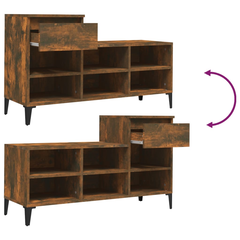 8720287225539_g_en_hd_7 vidaXL Shoe Cabinet Smoked Oak 102x36x60 cm Engineered Wood - Image 10
