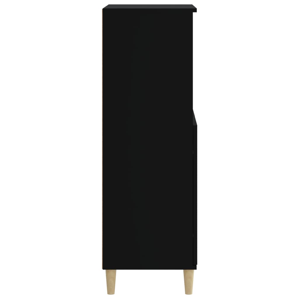 8720287225577_g_en_hd_2 vidaXL Highboard Black 60x36x110 cm Engineered Wood - Image 5
