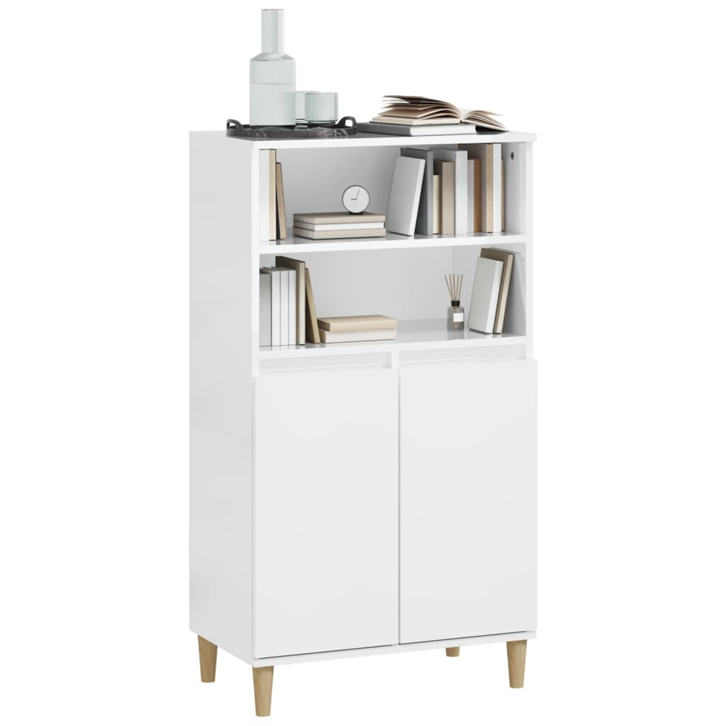 8720287225584_g_en_hd_5 vidaXL Highboard High Gloss White 60x36x110 cm Engineered Wood - Image 8