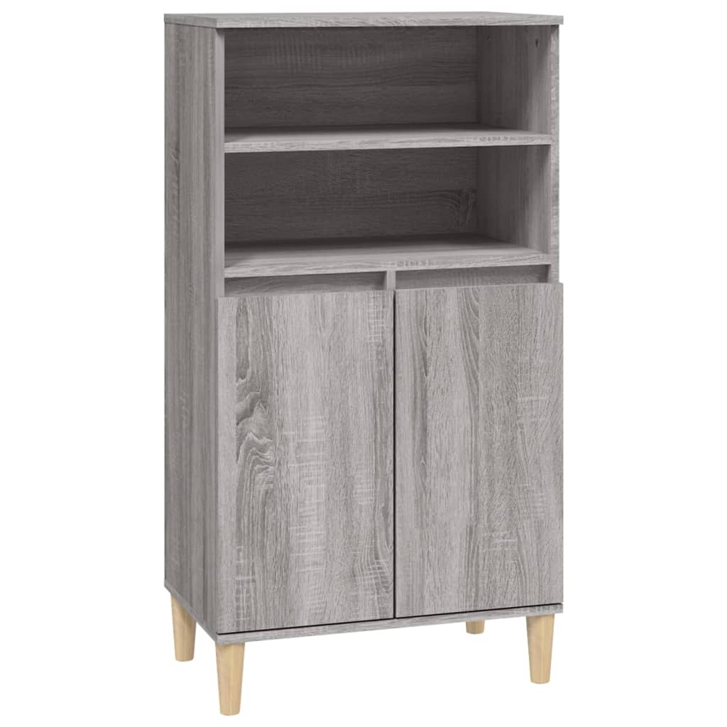 8720287225621_a_en_hd_1 vidaXL Highboard Grey Sonoma 60x36x110 cm Engineered Wood - Image 2