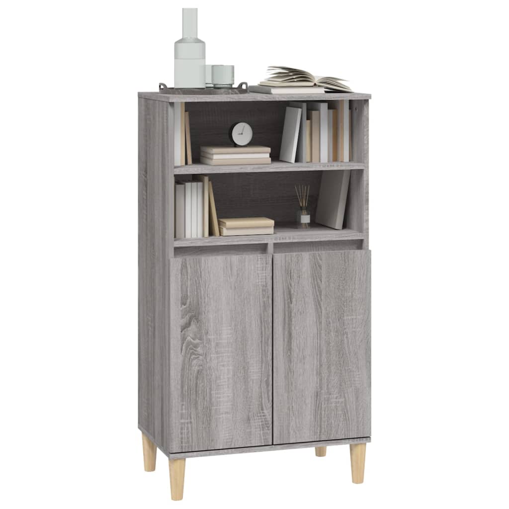 8720287225621_g_en_hd_5 vidaXL Highboard Grey Sonoma 60x36x110 cm Engineered Wood - Image 8