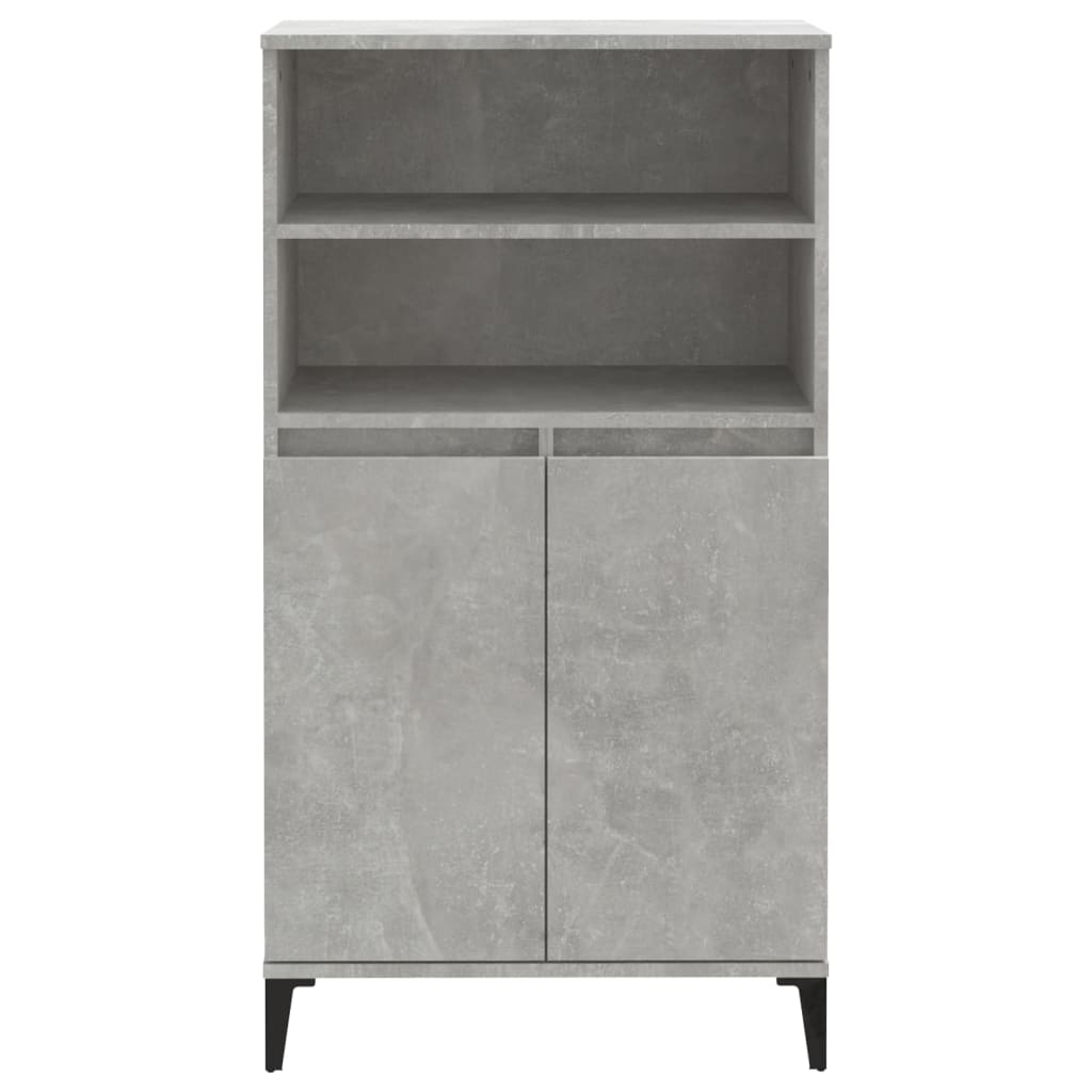 8720287225683_g_en_hd_1 vidaXL Highboard Concrete Grey 60x36x110 cm Engineered Wood - Image 4