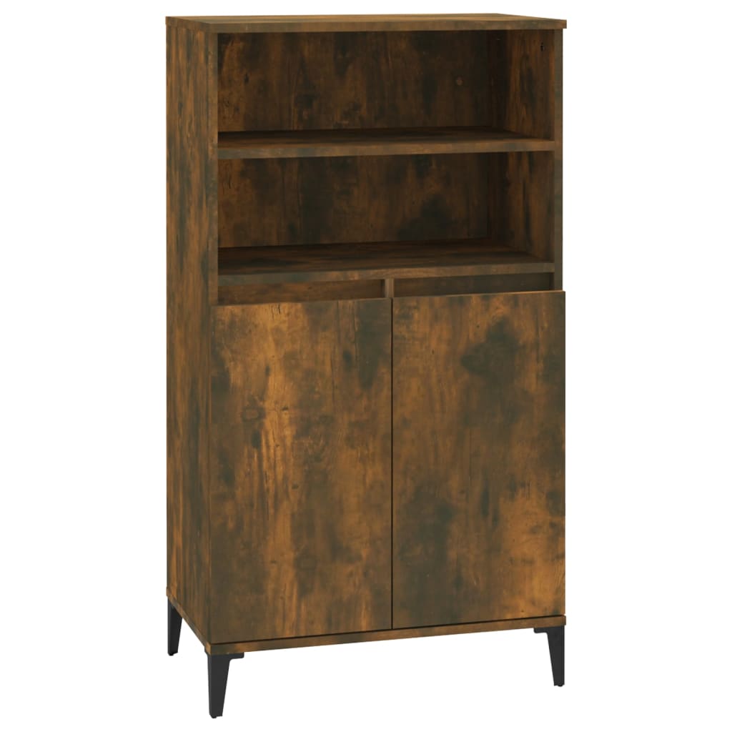 8720287225690_a_en_hd_1 vidaXL Highboard Smoked Oak 60x36x110 cm Engineered Wood - Image 2
