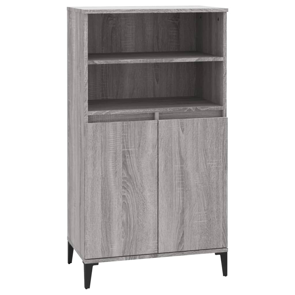 8720287225706_a_en_hd_1 vidaXL Highboard Grey Sonoma 60x36x110 cm Engineered Wood - Image 2