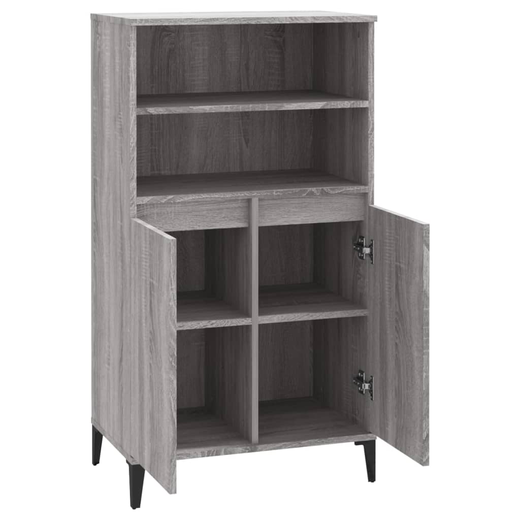8720287225706_g_en_hd_2 vidaXL Highboard Grey Sonoma 60x36x110 cm Engineered Wood - Image 5