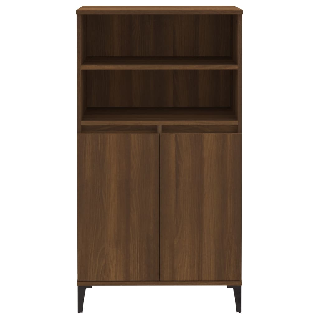 8720287225713_g_en_hd_1 vidaXL Highboard Brown Oak 60x36x110 cm Engineered Wood - Image 4