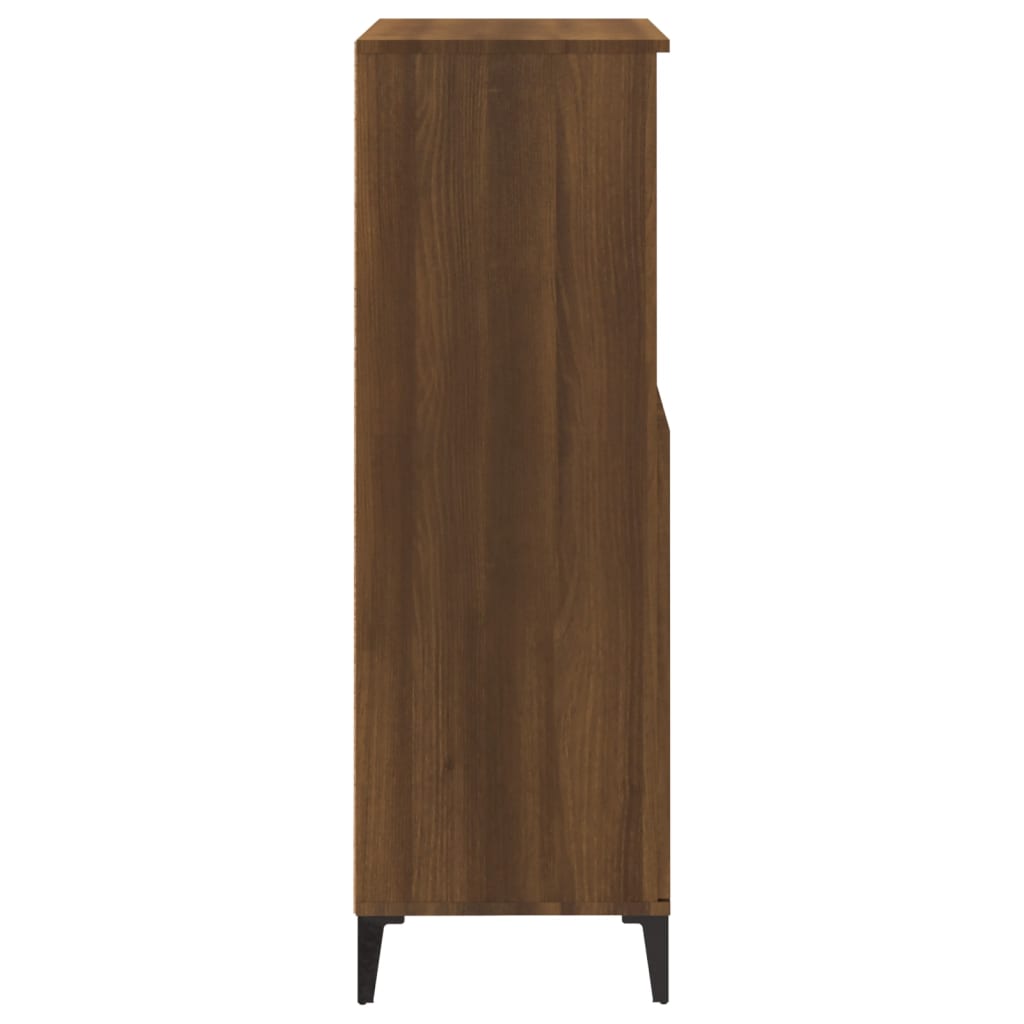 8720287225713_g_en_hd_3 vidaXL Highboard Brown Oak 60x36x110 cm Engineered Wood - Image 6