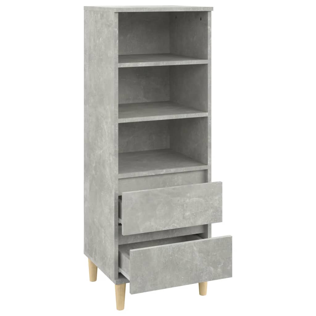 8720287225768_g_en_hd_2 vidaXL Highboard Concrete Grey 40x36x110 cm Engineered Wood - Image 5