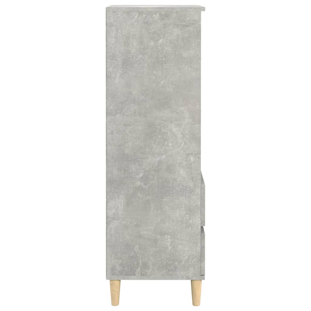 8720287225768_g_en_hd_3 vidaXL Highboard Concrete Grey 40x36x110 cm Engineered Wood - Image 6