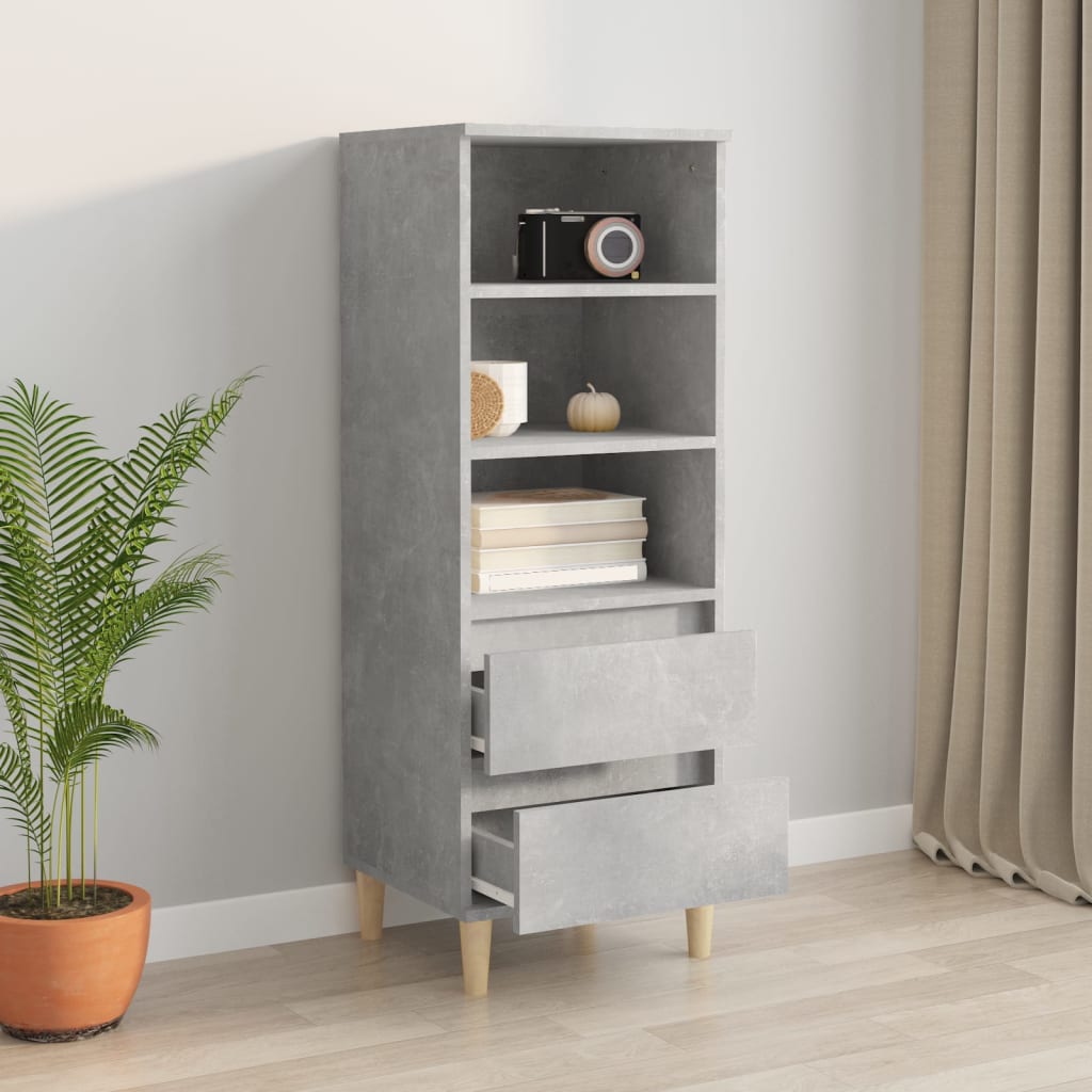 8720287225768_g_en_hd_4 vidaXL Highboard Concrete Grey 40x36x110 cm Engineered Wood - Image 7