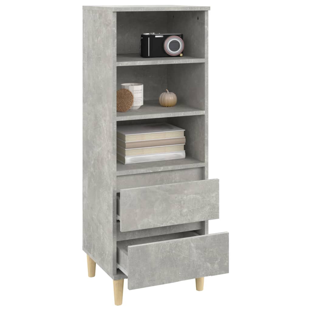 8720287225768_g_en_hd_5 vidaXL Highboard Concrete Grey 40x36x110 cm Engineered Wood - Image 8