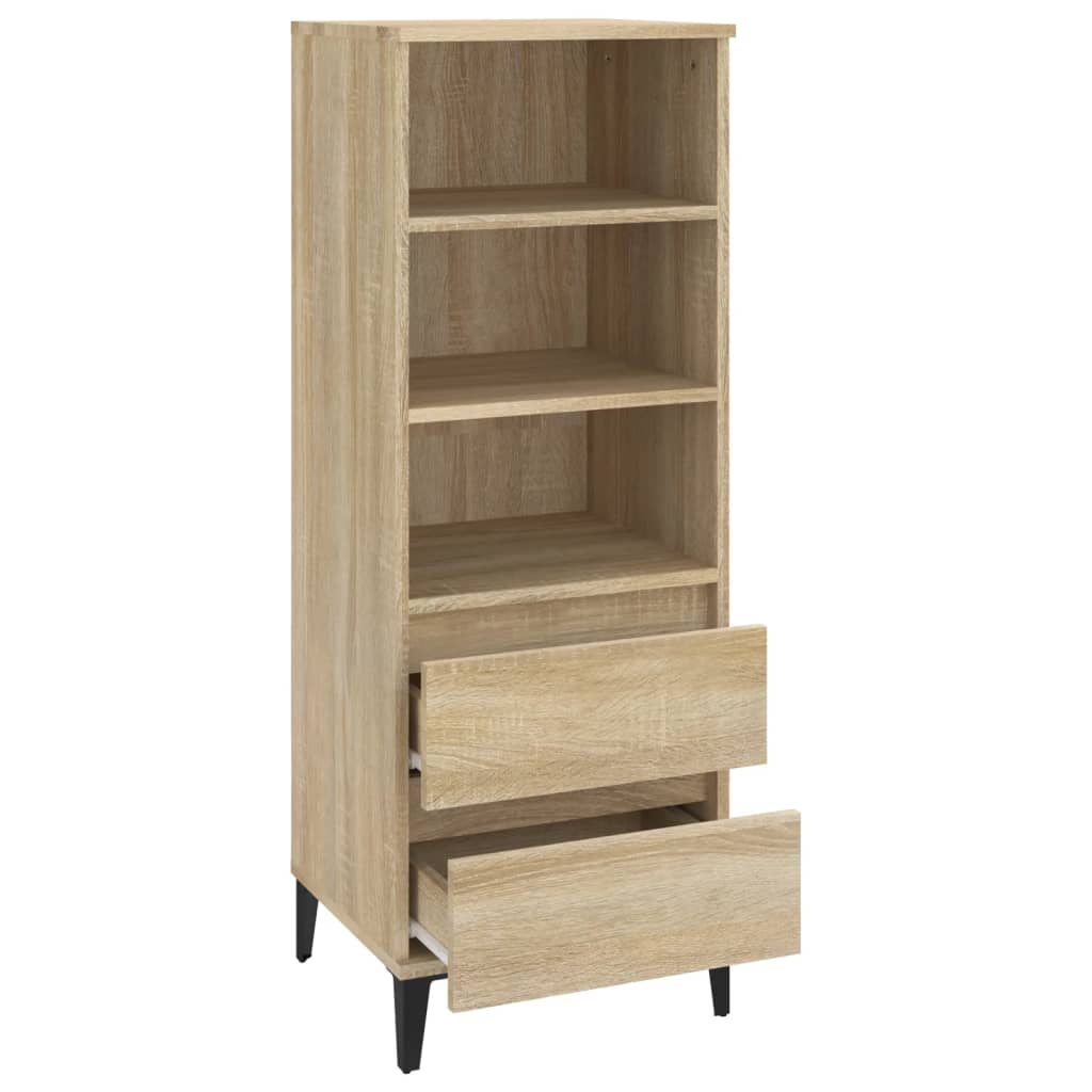 8720287225836_g_en_hd_2 vidaXL Highboard Sonoma Oak 40x36x110 cm Engineered Wood - Image 5