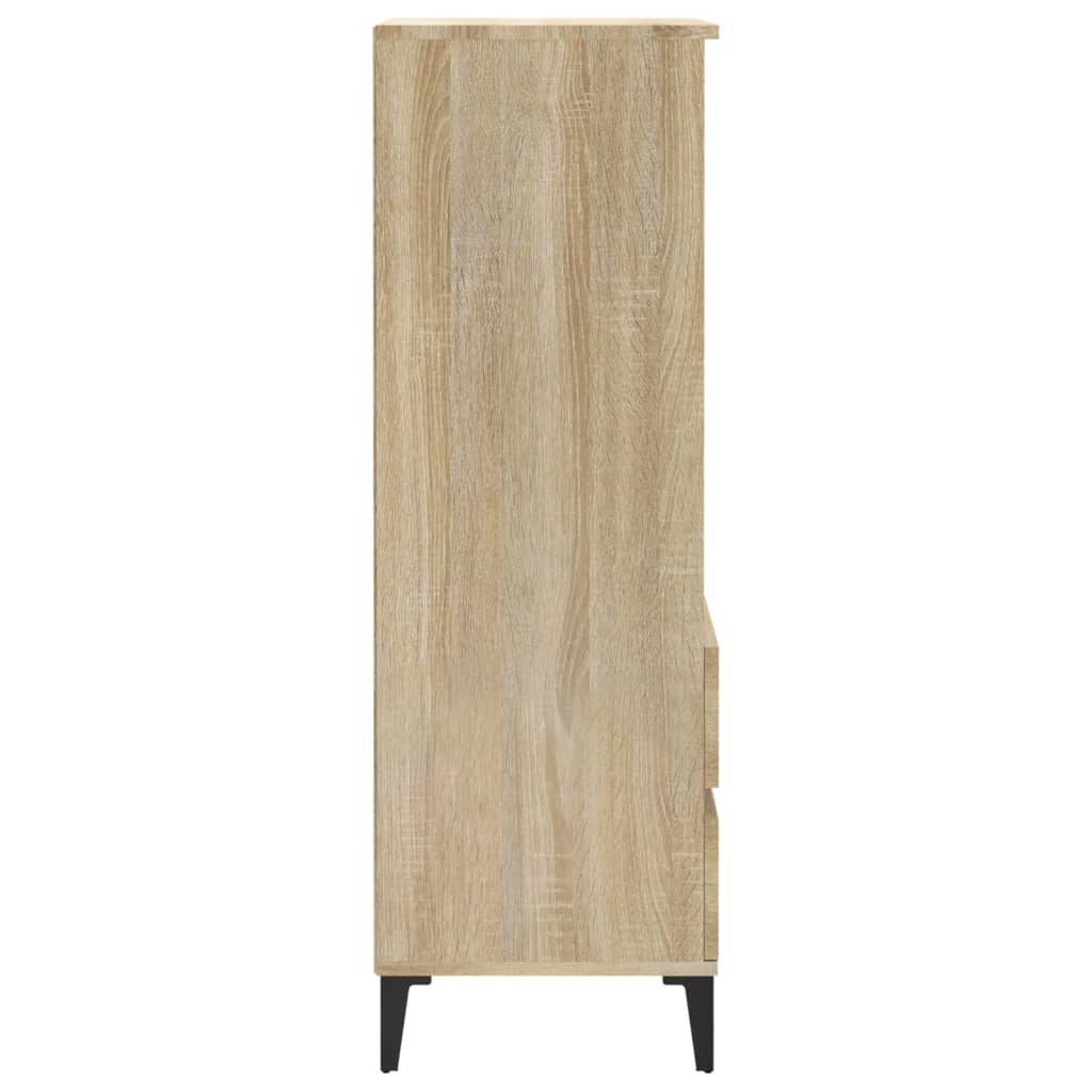 8720287225836_g_en_hd_3 vidaXL Highboard Sonoma Oak 40x36x110 cm Engineered Wood - Image 6