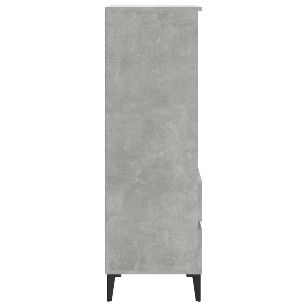 8720287225843_g_en_hd_3 vidaXL Highboard Concrete Grey 40x36x110 cm Engineered Wood - Image 6