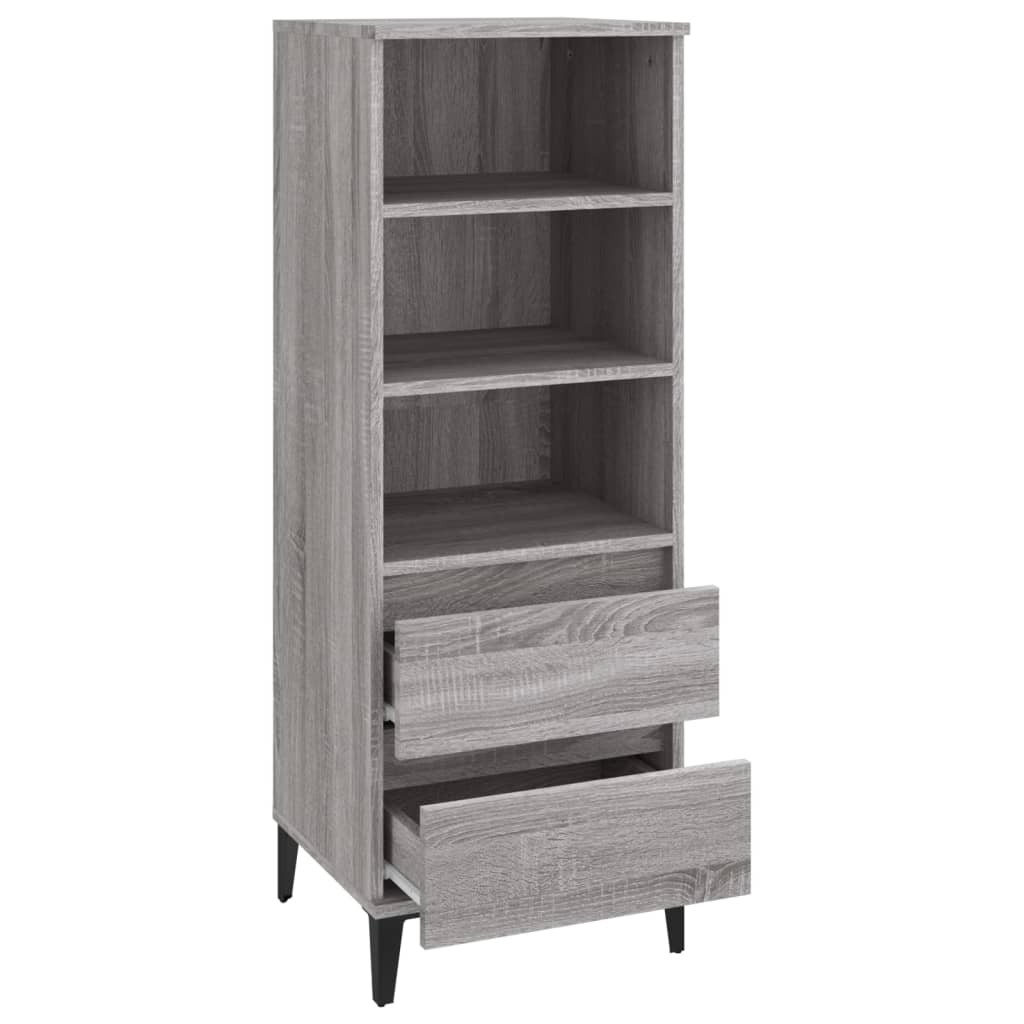 8720287225867_g_en_hd_2 vidaXL Highboard Grey Sonoma 40x36x110 cm Engineered Wood - Image 5