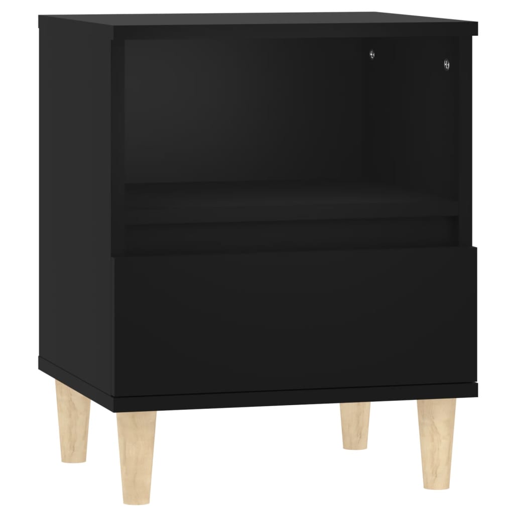 8720287225904_a_en_hd_1 vidaXL Bedside Cabinet Black 40x35x50 cm - Image 2