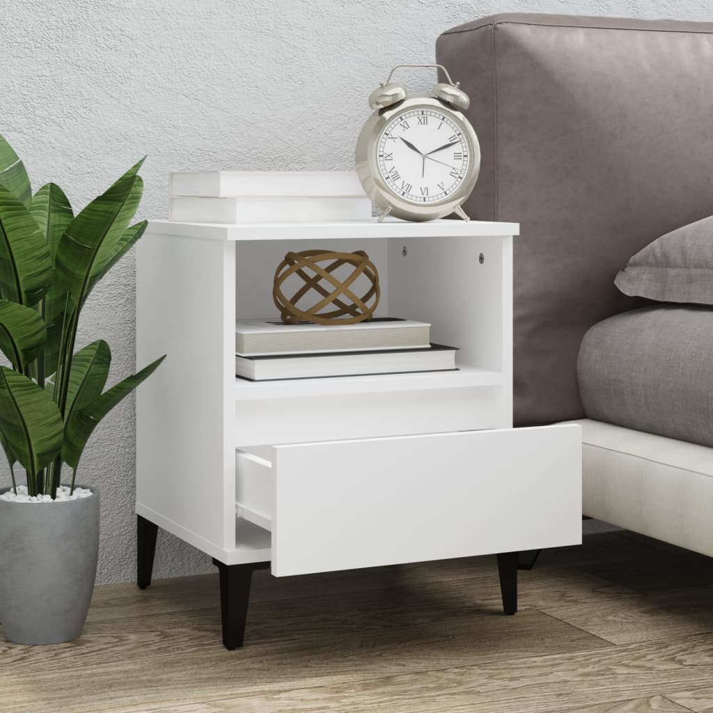 8720287226055_g_en_hd_1 vidaXL Bedside Cabinets 2 pcs White 40x35x50 cm - Image 4