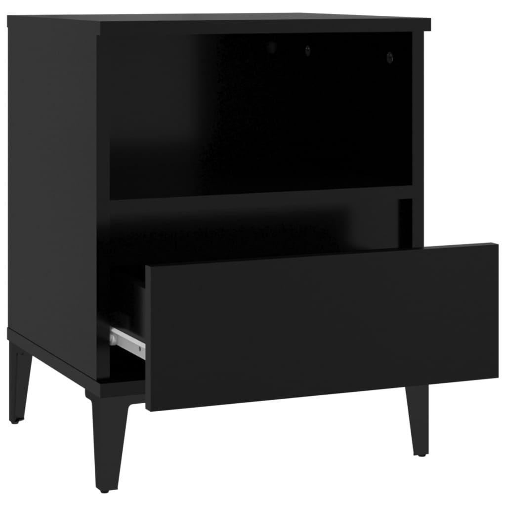 8720287226062_g_en_hd_5 vidaXL Bedside Cabinet Black 40x35x50 cm - Image 8