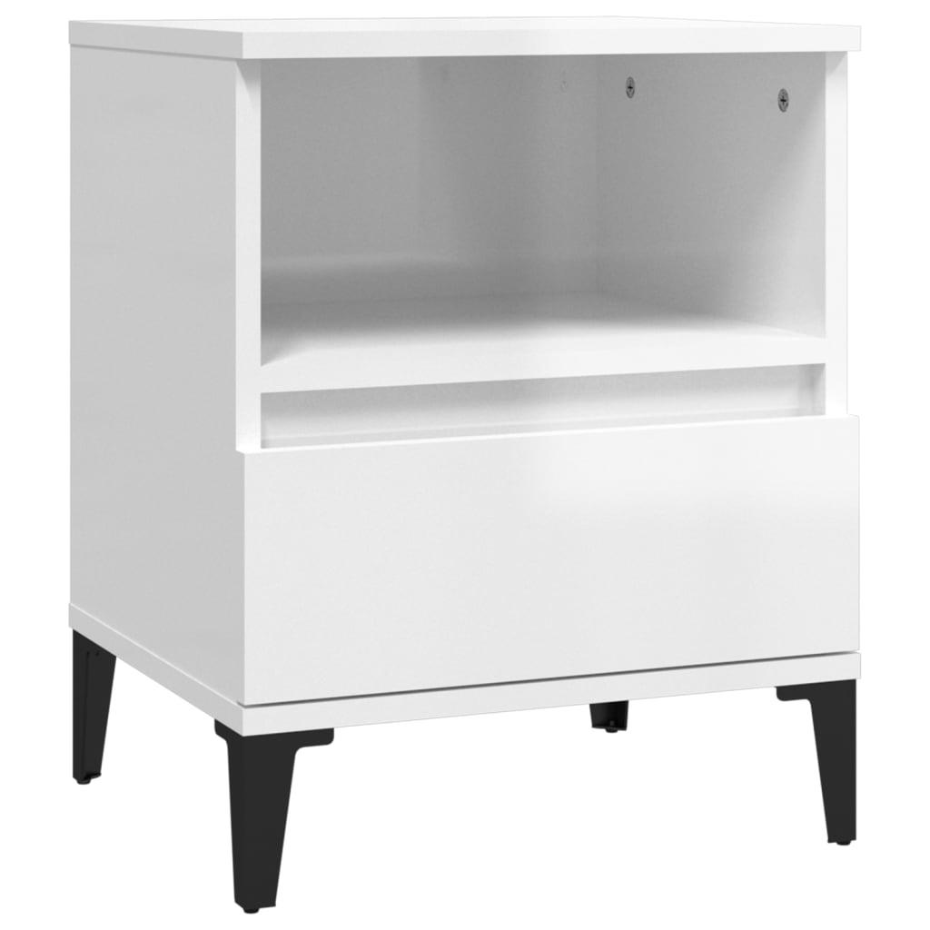 8720287226086_a_en_hd_1 vidaXL Bedside Cabinet High Gloss White 40x35x50 cm - Image 2